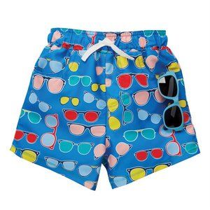 Mud Pie Boys Sunglasses Swim Trunks Set